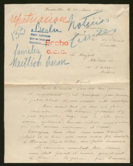 Expediente de la familia Mailliet-Caron