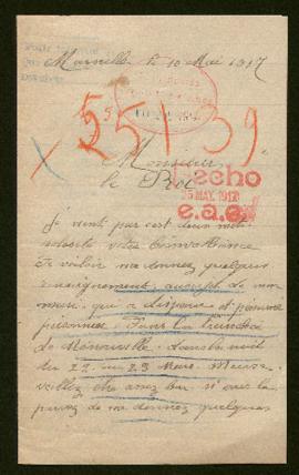 Expediente de Jean Marius Carini