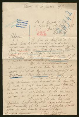 Expediente de Henri Laforge