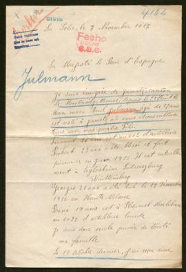 Expediente de Paul Julmann