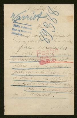 Expediente de Eugène Charles Jean Paul Varriot