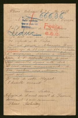 Expediente de Alexandre Henri Leduc