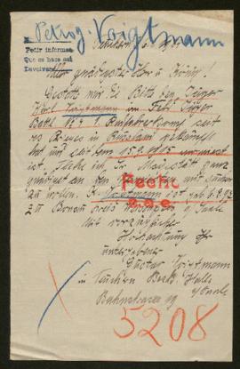 Expediente de Karl Voigtmann