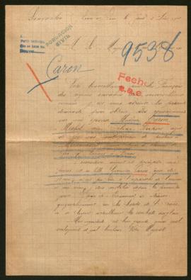 Expediente de la familia Caron Dupire