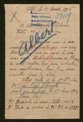 Expediente de Jules Albet