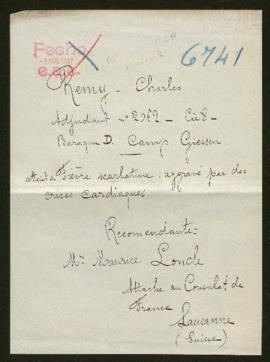 Expediente de Charles Remy