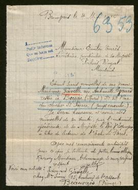 Expediente de Antoinette Gavelle Evrard