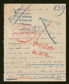 Expediente de Marcelle Cutin Besnard e hija