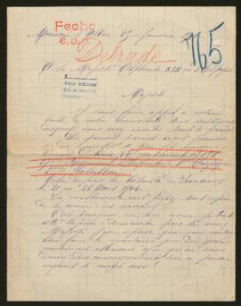 Expediente de Fernand Debrade