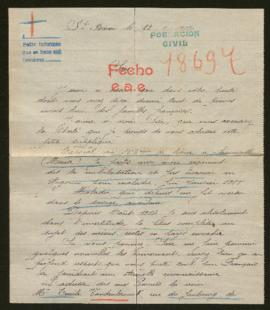 Expediente de Emile Vandenbrouck