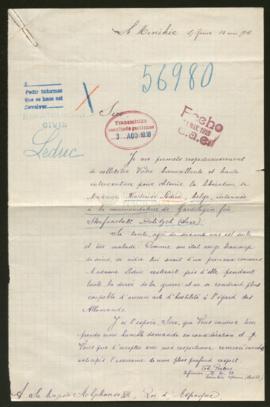 Expediente de Hortense Leduc