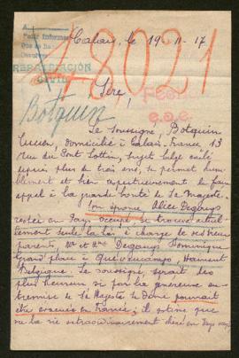 Expediente de Alice Botquin Degouys