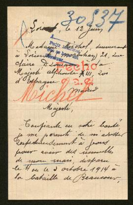 Expediente de Alphonse Louis Michel