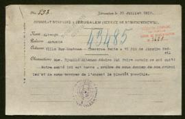 Expediente de Antonio Albengo