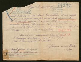 Expediente de Marcel Galland