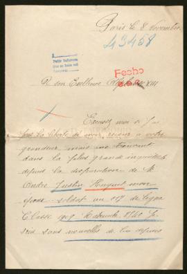 Expediente de André Justin Huguet