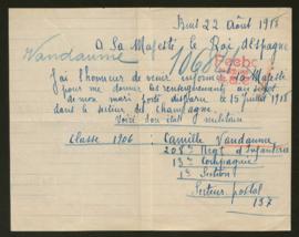 Expediente de Camille Vandamme