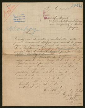 Expediente de André Marie Joseph Chanfray