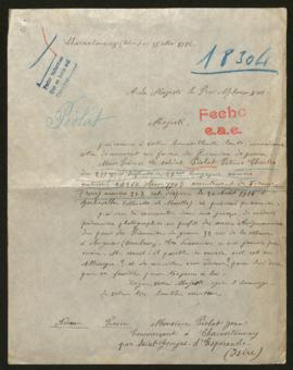 Expediente de Petrus Charles Piolat