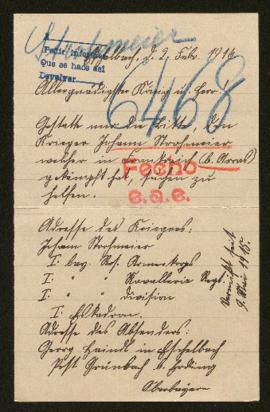 Expediente de Johann Strohmeier