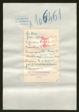 Expediente de Jean Marie Le Bris