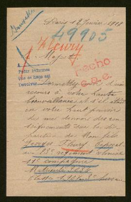 Expediente de Georges Fleury