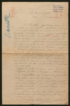 Expediente de Léon Ernest Sosthène Baratte