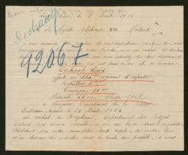 Expediente de Louis Déchamp