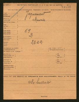 Expediente de Marius Jequement