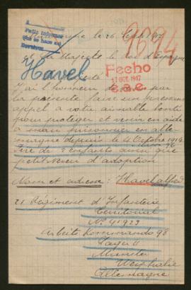 Expediente de Alfred Havel