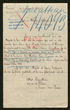 Expediente de Marie Louise Decatteau