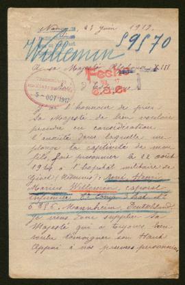 Expediente de René Henri Marius Willemin