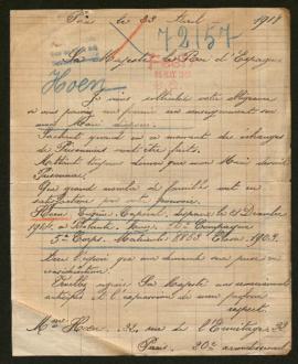 Expediente de Eugène Hoen