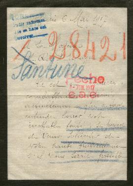 Expediente de la familia Santune Cuisinier