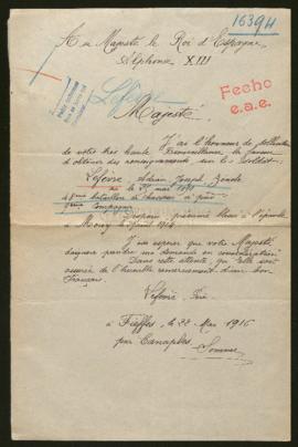 Expediente de Adrien Joseph Zenobe Lefèvre