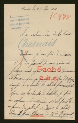 Expediente de Pierre Marie Chesnais