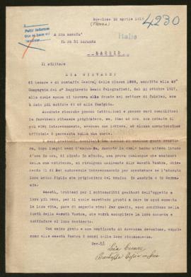 Expediente de Giovanni Lia