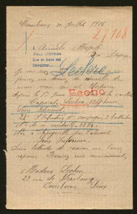 Expediente de Alphonse Léon Edmond Leclerc