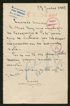 Expediente de Charles John d'Oultremont, el conde Ursell, monsieur Kervyn y monsieur Lepreux