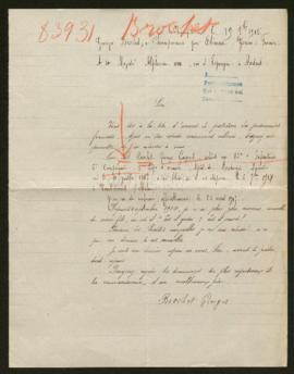 Expediente de Georges Gaspard Brochet