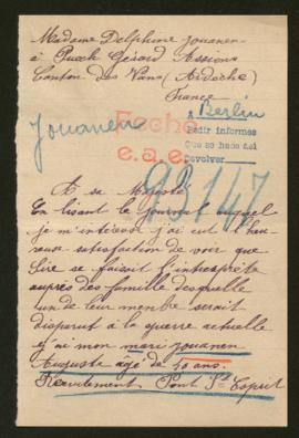 Expediente de Auguste Jouanen