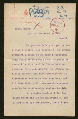 Expediente de Álvaro Pereira Ribeiro, José Augusto Pereira y José Rodrigues Loureiro