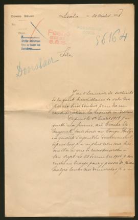 Expediente de Emile Doorslaer Demuynck