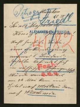Expediente de Ferdinand Friedl