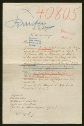 Expediente de Victorine Brusten Hecthen