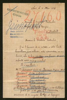 Expediente de la familia Grimopont-Procureur