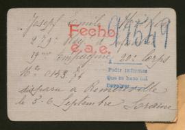 Expediente de Joseph Emile Michon