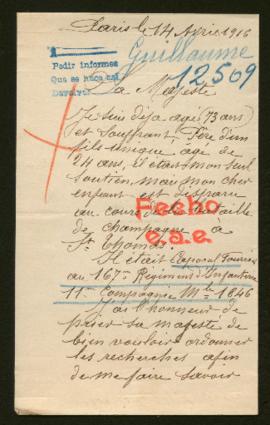 Expediente de Henry Guillaume