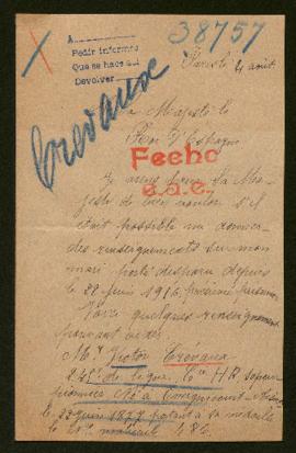 Expediente de Victor Crévaux