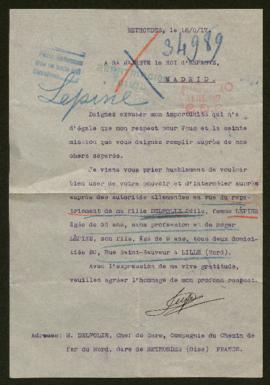 Expediente de la familia Lépine Delfolie